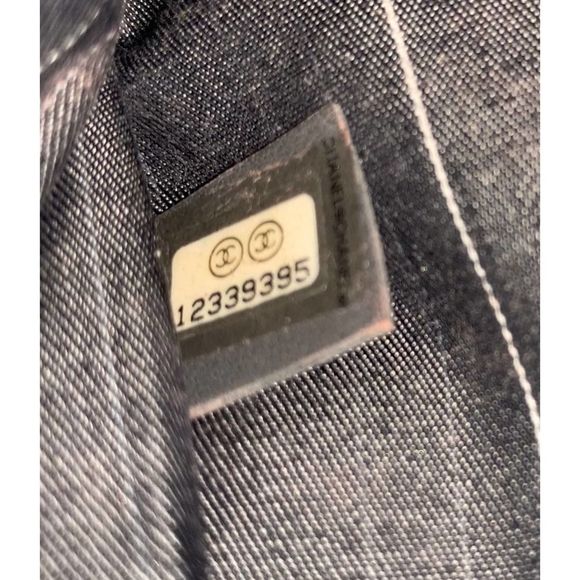 โโ CHANEL Union Jack UK Bag British Flag suede vintage London CC Shoulder/clutch - Picture 13 of 16